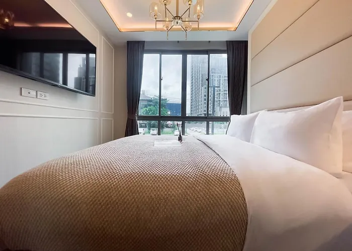 Apartamento Comfortable 1br - Ultra Fast Wifi - Huai Khwang Banguecoque